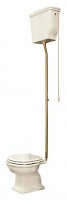 Механизм для высокого бачка, с трубой и цепочкой для смыва, золото ArtCeram Hermitage HEA006 73