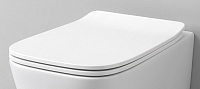 Сиденье для унитаза, белое, шарниры хром (микролифт) Artceram A16 ASA001 01:71