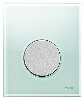 Кнопка смыва для писсуара, зеленое стекло/хром матовый TECE Loop Urinal арт. 9242652