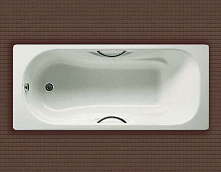 Чугунная ванна с антискользящим покрытием Roca Malibu 150x75 2315G000R