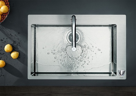 Кухонная мойка со смесителем хром Hansgrohe C71-F450-06 арт. 43202000