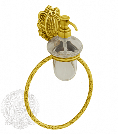 Дозатор жидкого мыла настенный с кольцом Migliore Cleopatra арт. ML.CLE-60.716