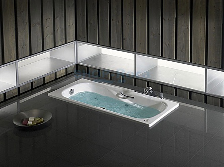 Чугунная ванна с антискользящим покрытием Roca Malibu 160x75 2310G000R