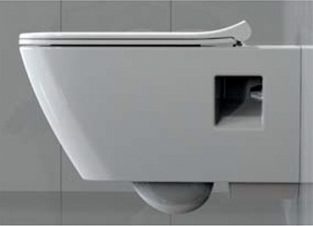 Комплект Унитаз подвесной Keramag Smyle с сиденьем микролифт и инсталляцией Geberit F20557+458.124.21.1