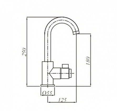 Смеситель - термостат для раковины Migliore Fortis арт. ML.FRT-5210.CR