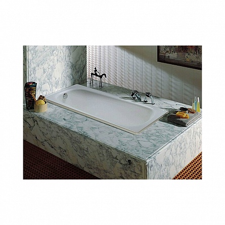 Чугунная ванна  с антискользящим покрытием Roca Continental 160x70 21291200R