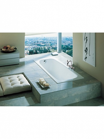 Чугунная ванна с антискользящим покрытием Roca Continental 140x70 212914001